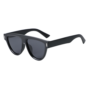 Lunettes de soleil unisexes en plastique à monture intégrale, en stock, protection UV400 à 100 %, utilisation en extérieur, logo personnalisé, couleur au choix - Product Image 3