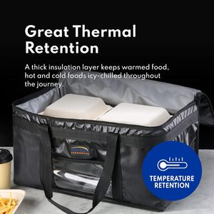 Free Sample Waterproof Motorcycle Thermal Food Pizza <b>Delivery</b> Cooler <b>Bag</b> <b>Bike</b> Insulated Food <b>Delivery</b> Backpack - Product Image 2