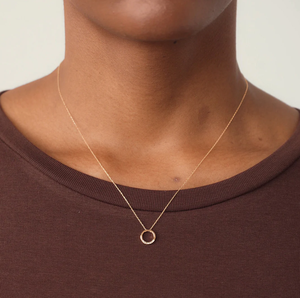 Inspire gioielli all'ingrosso personalizzato diamante cerchio collana ciondolo incidere Cubic Zirconia anello collana moneta vuota - Product Image 2