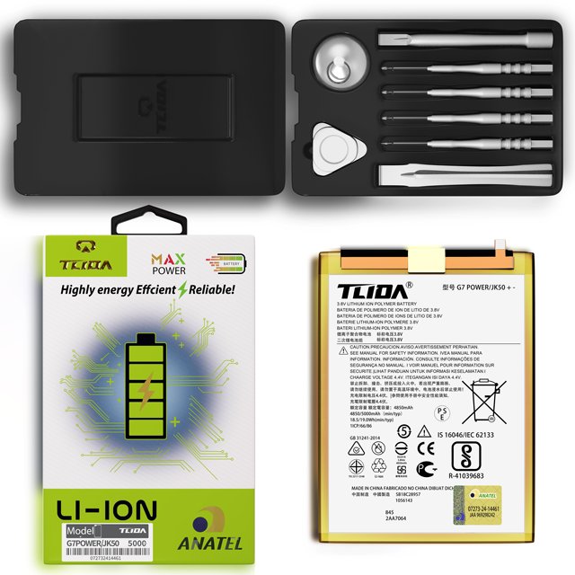 TLIDA High Capacity Replacement Battery for JK50 Mobile Phone 5000mAh 3.85V Rechargeable 12 Months Warranty in Stock