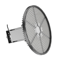 Profilé en aluminium Couvercle en verre haute puissance Premium 600w Haute température ambiante LED High Bay Light pour l'industrie métallurgique