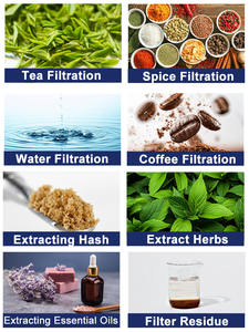 Мешки-фильтры из полиэфирной нейлоновой моноволоконной сетки с мелкой проклейкой, 25, 37, 45, 73, 90, 120, 160, 190, 220 микрон, для экстракции - Product Image 5