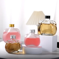 Échantillon gratuit 100ml 250ml bouteille en verre de boisson givrée transparente pour fruits vin décoration de la maison bouteille diffuseur d'aromathérapie