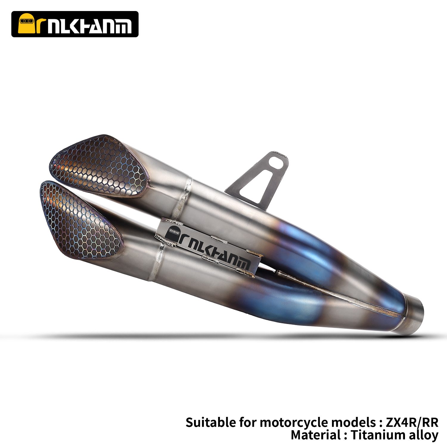 NlkHanm Titanium Honeycomb Forged Slip-On Motorcycle Exhaust Kit