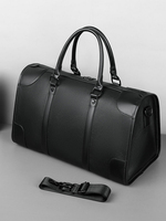 Sac de voyage en PU à étiquette privée avec tissu hydrofuge résistant aux rayures et sangle amovible pour les déplacements professionnels