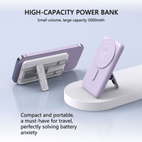 Cargador Portátil Magnético Ultrafino KC de 22.5W, 5000mAh/10000mAh, con Soporte, para Teléfonos Móviles, Venta al Por Mayor