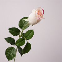 Rose artificielle en latex de haute qualité, toucher réel, 66 cm, pour décoration de mariage et de table à la maison