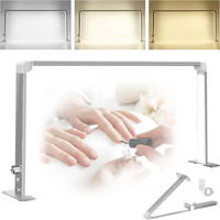 Nouvelle Arrivée Carré Pliable LED Table Lumière Multifonctionnel Salon De Beauté Équipement pour Visage Corps Privé Nail Lampe US Plug