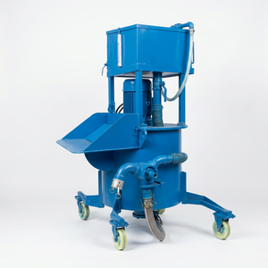 Equipo Mezclador de Mortero con Tolva de 250L, Tanque de Agua de 130L y Motor de 4kW, Mezcladora para Construcción, Mezcla Estable, Fácil Movimiento - Product Image 1
