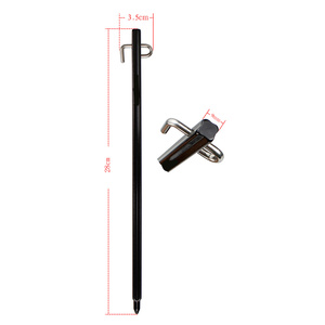 Piquets de tente de camping en plein air, piquets de sol portables en alliage d'aluminium, piquets de tente haute résistance, piquets de fixation de bâche, 4 pièces - Product Image 6