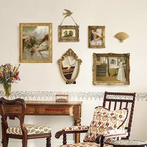 Cadre <span class=keywords><strong>photo</strong></span> en résine rétro européen, design vintage en relief, décoration de table, cadre <span class=keywords><strong>photo</strong></span> doré pour portrait - Product Image 3