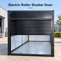 Garage préfabriqué en conteneur de 20 pieds, garage modulaire en acier portable avec porte enroulable pour le stockage de véhicules