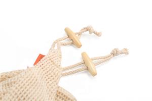 עמיד ידידותי לסביבה אורגני כותנה רשת לייצר שקיות עם טרה משקל - Product Image 6