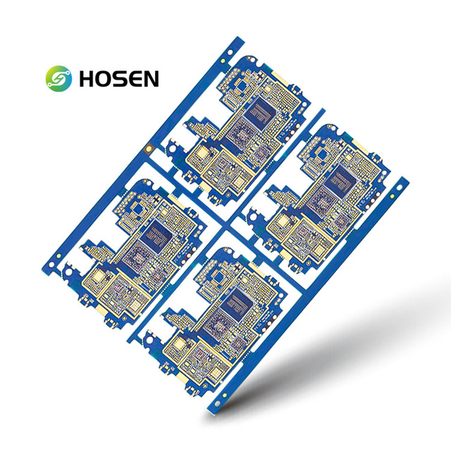One-Stop Service 8-Layer 2-Level ENIG Surface Any-Layer Microvia 1.6mm Thick HDI PCB for Smartphone Mainboard