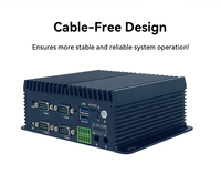 Mini PC industriel NANO sans ventilateur X86, Thin Client PC Intel AlderLake N95 N97 N100 N150, 2 ports LAN, DDR4 16 Go, 4 ports COM, routeur de bureau