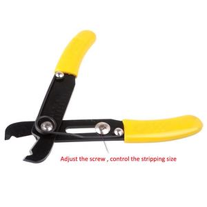 Mini pince à dénuder réglable de 5 "et pince coupante pour sertir et serrer les câbles - Product Image 4
