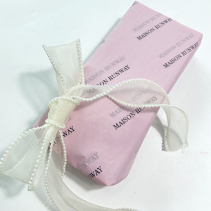<strong>Pink</strong> Sydney Specialty <strong>Paper</strong> Moisture-Proof Custom Printed Tissue <strong>Paper</strong> with Black Logo for Clothes <strong>Wrapping</strong> <strong>Pink</strong> Background - Product Image 5