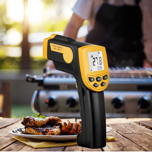 2025 SW جهاز قياس حرارة صناعي بالأشعة تحت الحمراء محمول باليد بدون تلامس مع شاشة LCD ودرجة حماية IP55 0.2 - Product Image 1