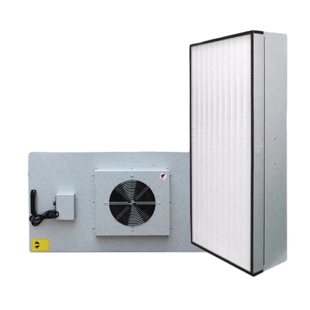 High Quality Mini-Pleat FFU HEPA Filter H14 H13 Hepa Filter H14 24x48