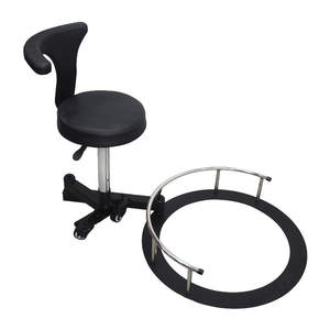 Chaise de barbier multifonctionnelle réglable et rotative en métal avec repose-pieds pour salon commercial, coupe de cheveux et de <span class=keywords><strong>barbe</strong></span> - Product Image 6