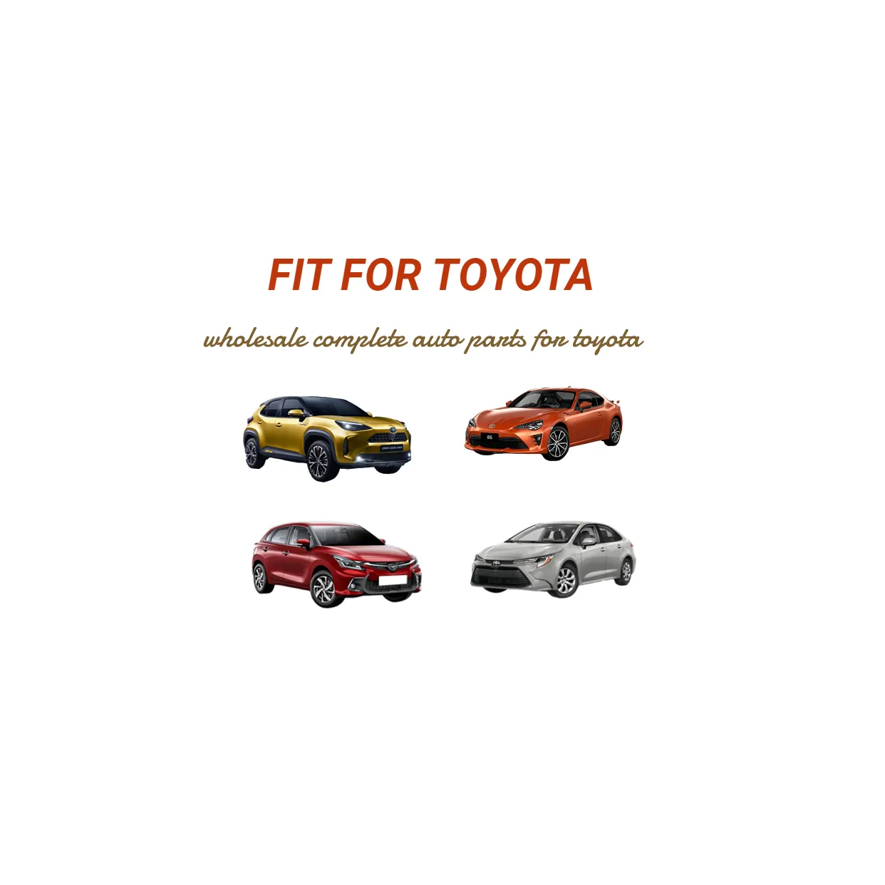 Atacado vitz fortuner corolla cruz avensis yaris highlander hilux venza carro para toyota