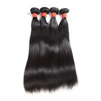 Extensions de cheveux vierges brésiliens Remy, lisses et soyeux, ondulés, de 8 à 40 pouces, tissage double trame à la machine