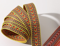 Sangles Jacquard épaisse de couleur, sangles en Polyester, accessoires de vêtements, 23x38mm