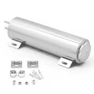 Réservoir de radiateur de refoulement en acier inoxydable Auso-Racing 3x10 pouces à fixation par vis pour la mise à niveau et la rénovation automobile - Product Image 3