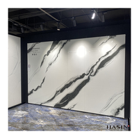 Dalle en porcelaine effet marbre de grand format 1200x2400mm pour sol et mur, antibactérienne, isolation thermique