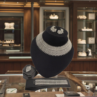 Chaîne de cou Dubai tendance, ensemble de bijoux personnalisés, parure de bijoux pour mariage et banquet