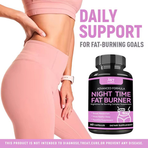 Capsules brûle-graisses nocturnes OEM, complément coupe-faim, favorise le métabolisme avec mélatonine pour favoriser le sommeil - Product Image 5