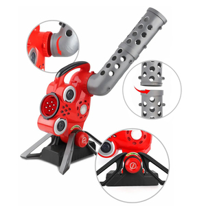 Máquina de lanzamiento de béisbol alimentada por batería, ángulo ajustable, niños, deportes de juguete al aire libre con lanzador de bolas automático, juego de entrenamiento - Product Image 4