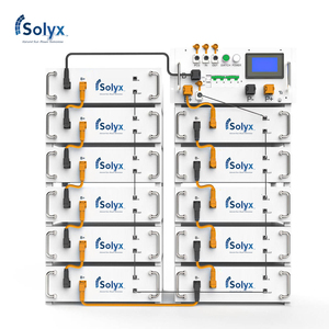 Batterie LiFePO4 intelligente empilable haute tension, solution de stockage d'énergie domestique BESS, 5,12 kWh, extensible jusqu'à 50-70 kWh - Product Image 3