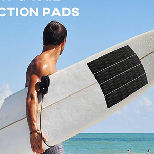 Almohadilla de tracción EVA negra para deportes acuáticos con adhesivo 3M para agarre frontal de tabla de surf - Product Image 3
