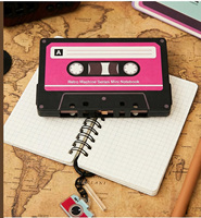 Cuaderno Espiral Personalizado de Alta Calidad, Estilo Cinta de Cassette Retro, Logotipo/Color Personalizado, Impresión Personalizada, Encuadernación Personalizada, Caja de Regalo