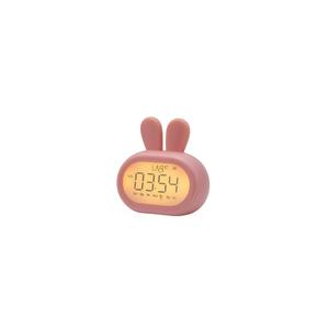 Sveglia per bambini Leduni con luce calda, timer digitale ricaricabile per neonati e bambini - Product Image 1
