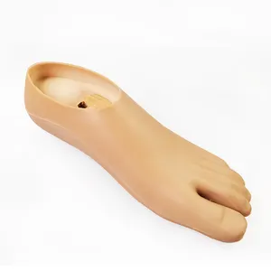 Üretici protez ayak kahverengi bej yüksek kalite yapay bacaklarda syme ayak