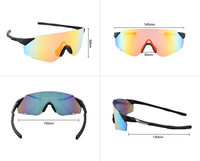 Lunettes de soleil polarisées pour hommes, en forme de lentille personnalisée, de sport, d'équitation, de vélo, de course, ya070c