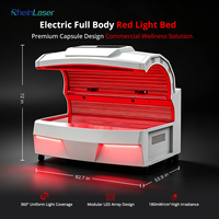 Lit de luminothérapie motorisé avancé pour tout le corps avec technologie LED multi-longueurs d'onde 633nm 810nm 850nm 940nm