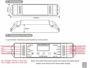 Controlador de luz de píxeles LED, función de disparo y sincronización, controlador Spi con pantalla OLED, Ws281, Sk6812, Rgbw, con pantalla OLED, 1 unidad, 1 unidad, 1 unidad, 1 unidad - Product Image 2