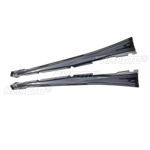 Jupes latérales de voiture noires brillantes style SK-260 pour Honda Accord Inspire 2019-2022 - Kit de protection de carrosserie et accessoires automobiles - Product Image 5