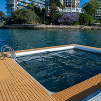 En stock, expédition immédiate, piscine gonflable sur mesure, piscine gonflable en mousse EVA, quai flottant pour yacht