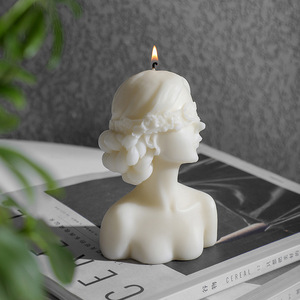 <span class=keywords><strong>Bougie</strong></span> d'aromathérapie fille flamboyante et les yeux bandés Style de fille exquisteHandmadeDIYAroma <span class=keywords><strong>Bougie</strong></span> de Noël - Product Image 6