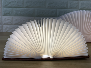 Di legno Della Copertura del Libro del LED A Forma di Libro di <span class=keywords><strong>Lettura</strong></span> Della <span class=keywords><strong>Lampada</strong></span> di Notte Luce del Libro Della <span class=keywords><strong>Lampada</strong></span> Bianco Caldo - Product Image 6