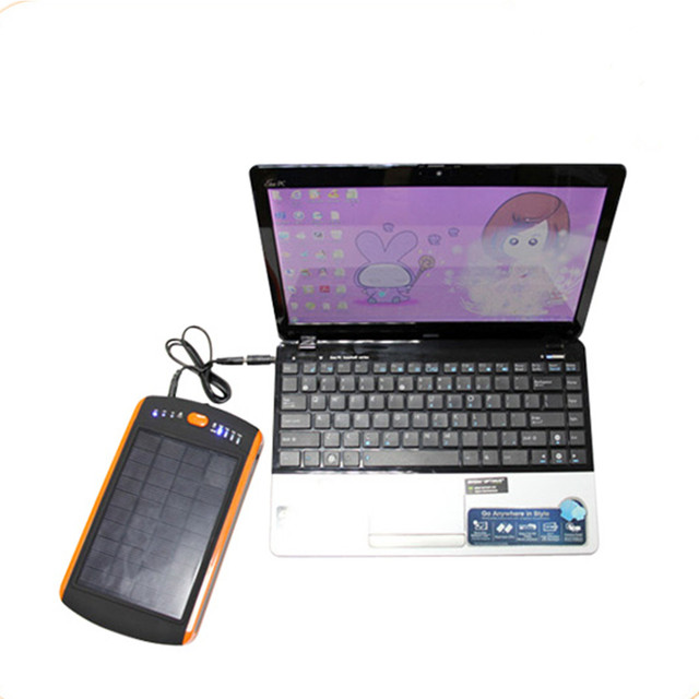 Factory Supply Solar Charging Rechargeable Portable DC 19v Solar Panel Charge Laptop Power Bank Tablet PC Solar Power Bank
