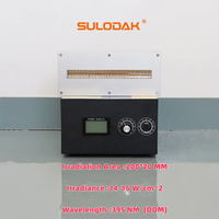 Sistema de Curado UV LED de 200*20 MM, Lámpara de Serigrafía UV LED para Secado de Materiales ABS, PET, PVC, Embalaje, Teclado, Caja de Cosméticos