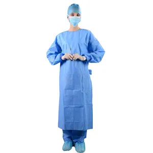 SMS Doctor'S Sterile or Non-steriel Surgical Gown Isolement Blouse Chirurgicale Disposable Patient Medical Isolation Gown