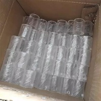 Maßgefertigtes Großdurchmesser-Acrylrohr Transparenter Acrylzylinder mit Rundem Kunststoffboden