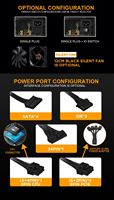 PC de escritorio OEM 12V ATX Estándar 700W 80 Plus Fuente de alimentación Computadora para juegos PSU SMPS
