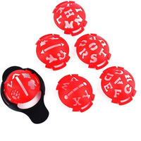 Outil d'alignement de balle de golf 6-en-1 Premium avec gabarits de lettres – Aide parfaite au putting – Cadeau idéal pour les golfeurs